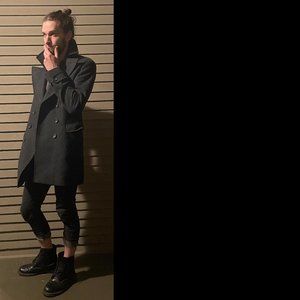 Stunning Grey Peacoat